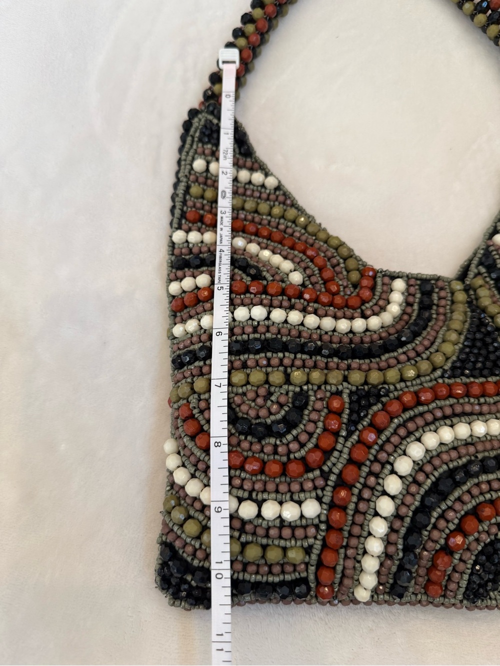 Handcrafted in India Beaded Multicolor Women’s Shoulder Bag. NWT - Picture 4 of 6